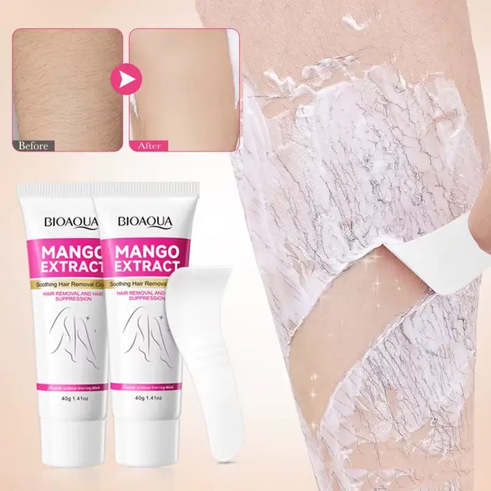 Crème dépilatoire permanente