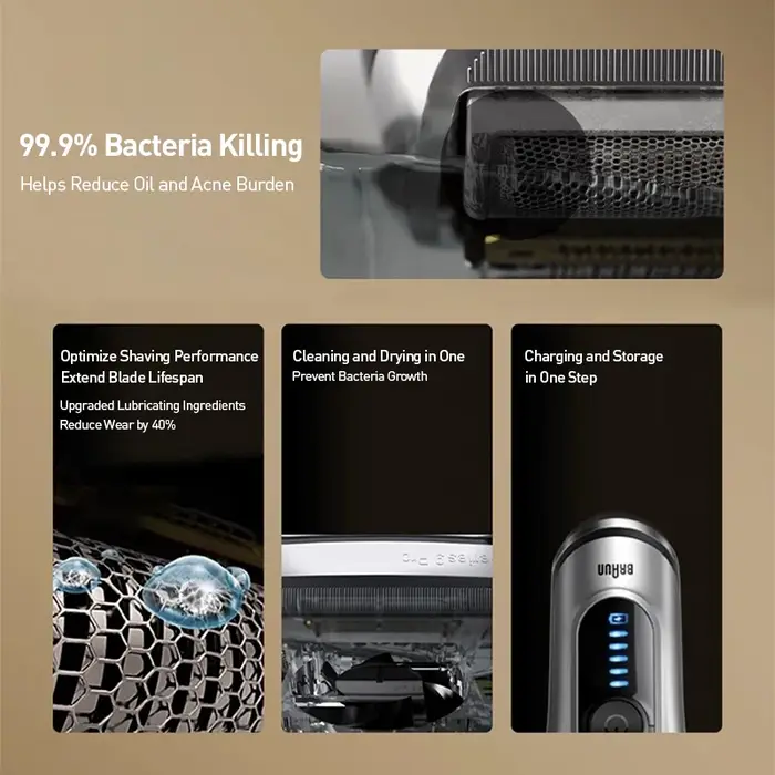 Braun Smart Cleaning Center 5430I Centre de soins pour rasoir électrique intelligent 6 en 1