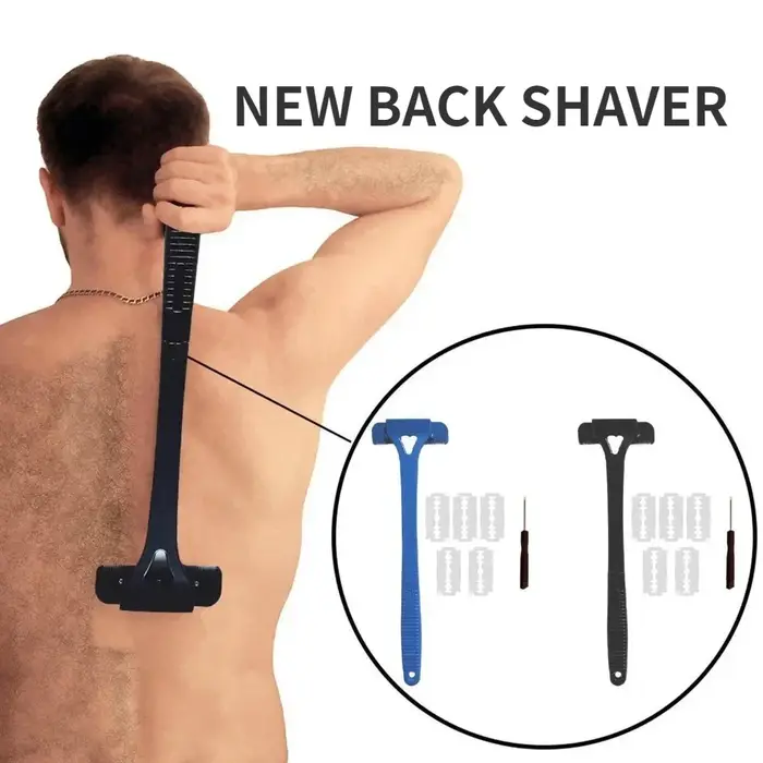 Rasoir de corps pliable à Long manche pour hommes