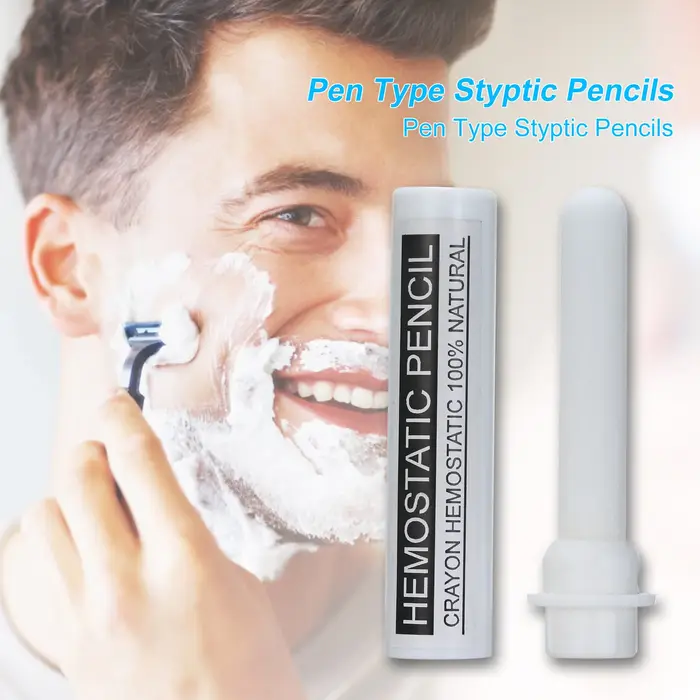 Crayons Styptiques de Type Stylo pour Homme, Outil de Rasage Anti-betection, Soins Hypothétiques, po