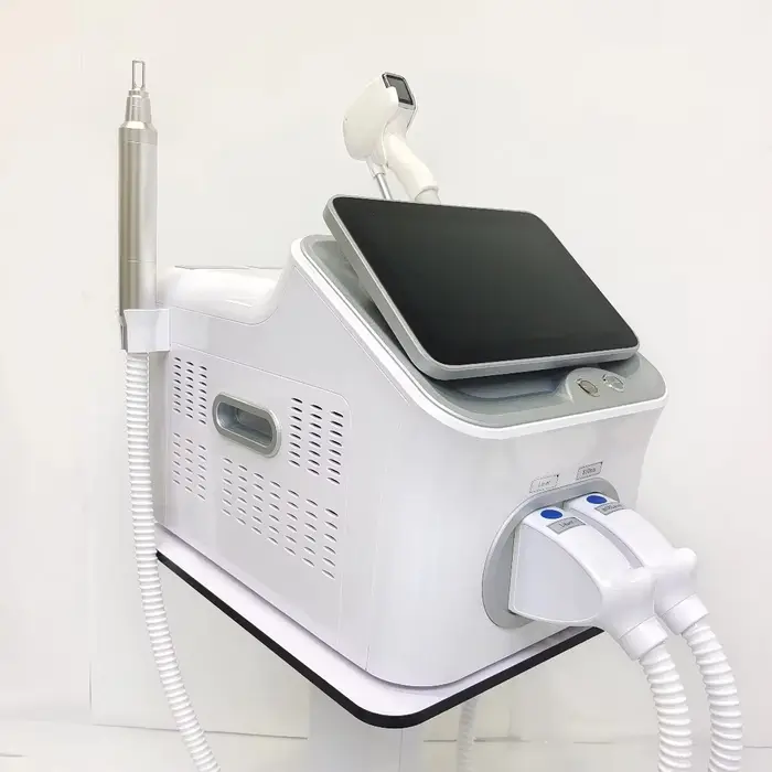 Machine professionnelle d'épilation au laser à glace de titane