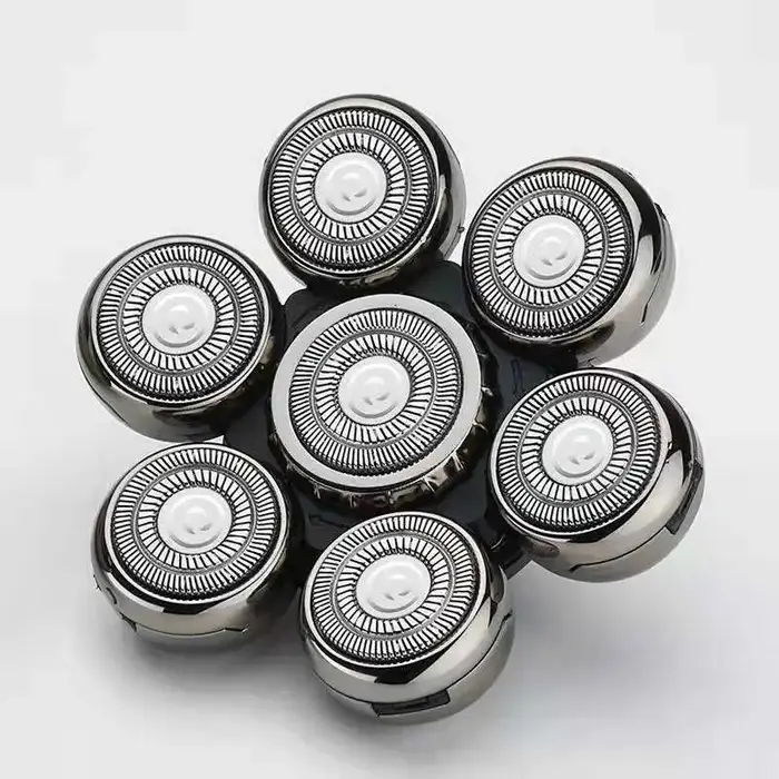 Têtes de rasage de rechange pour hommes, 7 lames, flottantes, lavables, électriques 7D, Kit de tonde