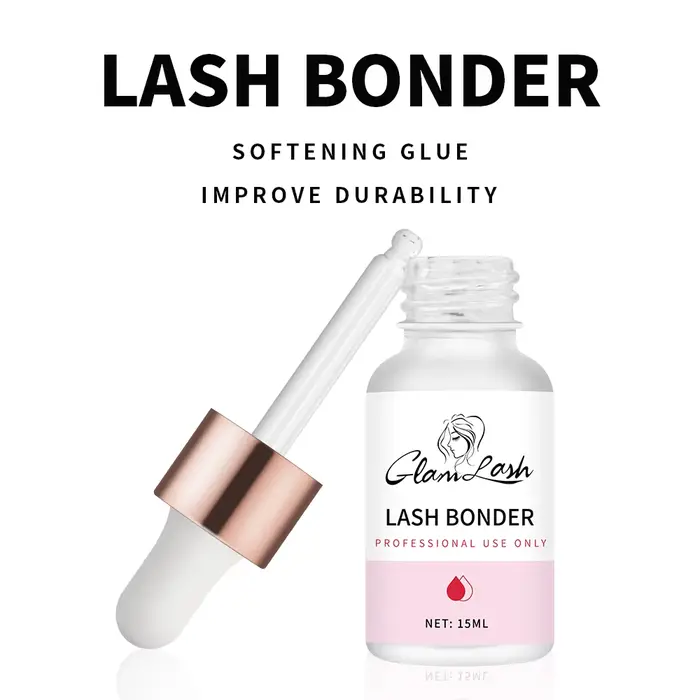 GLAMLASH 10 ml/15 ml Super Bonder agent de fixation pour Extensions de cils apprêt pour cils colle a