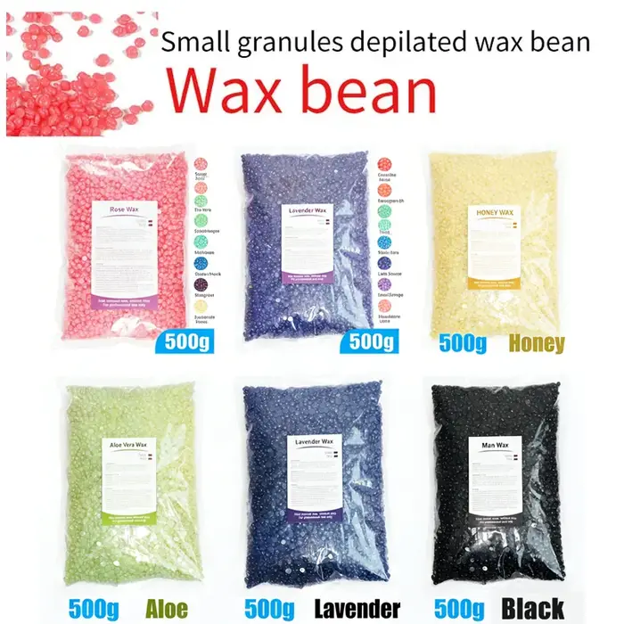 Kit de cire dure en grains 200-500g