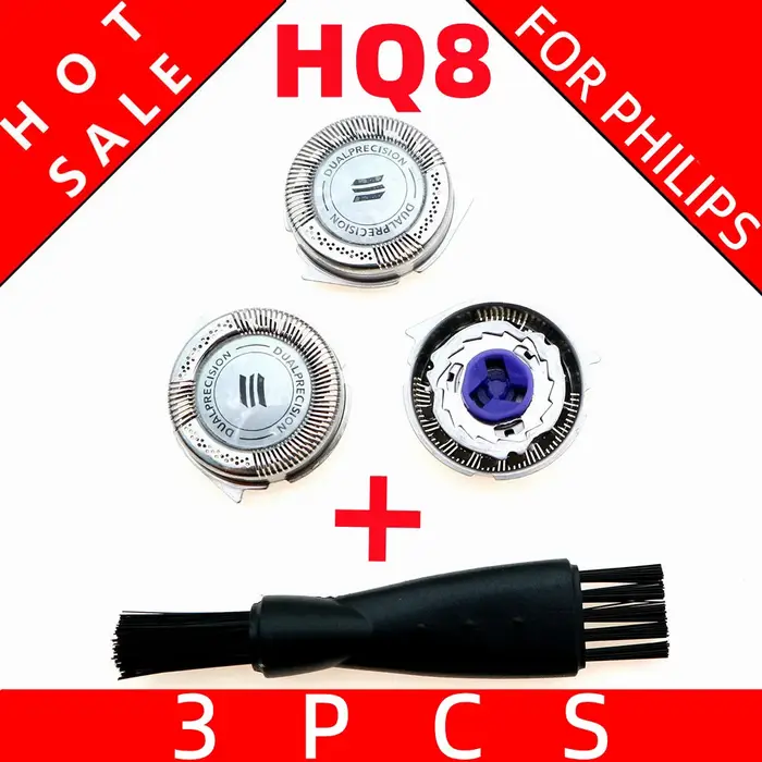 Tête de rechange pour lame de rasoir électrique PHILIPS, HQ8, HQ7100, HQ7140, HQ7160, HQ7180, HQ7200