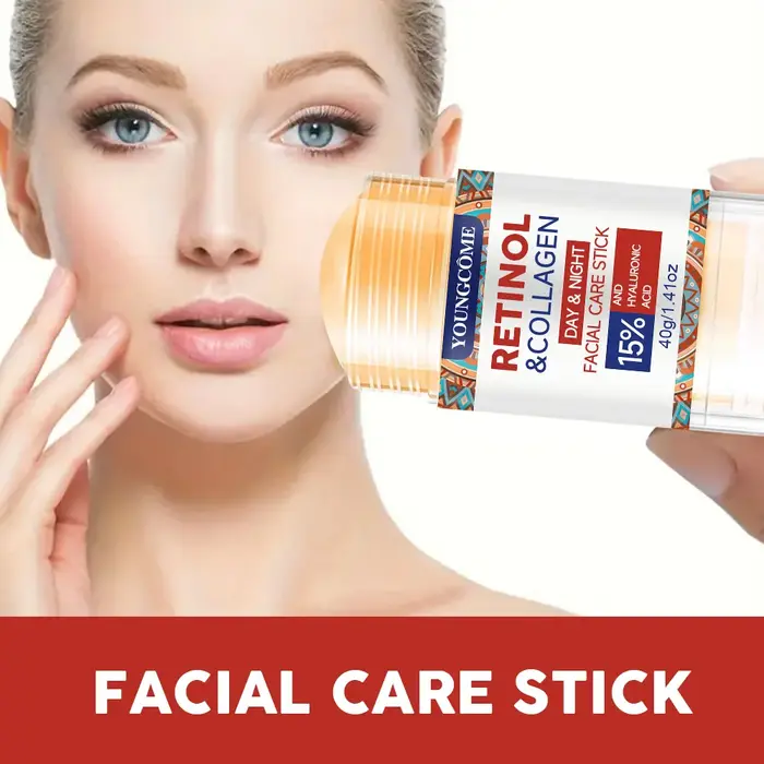Stick de soin du visage jour et nuit au rétinol et au collagène