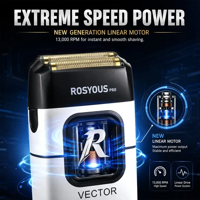 Rasoir électrique pour homme ROSYOUS RS-999W