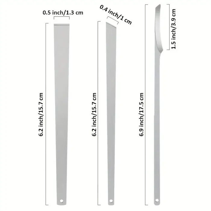 Ensemble de pédicure professionnel 3 pièces: outils de soins des pieds en acier inoxydable pour l'élimination des ongles incarnés
