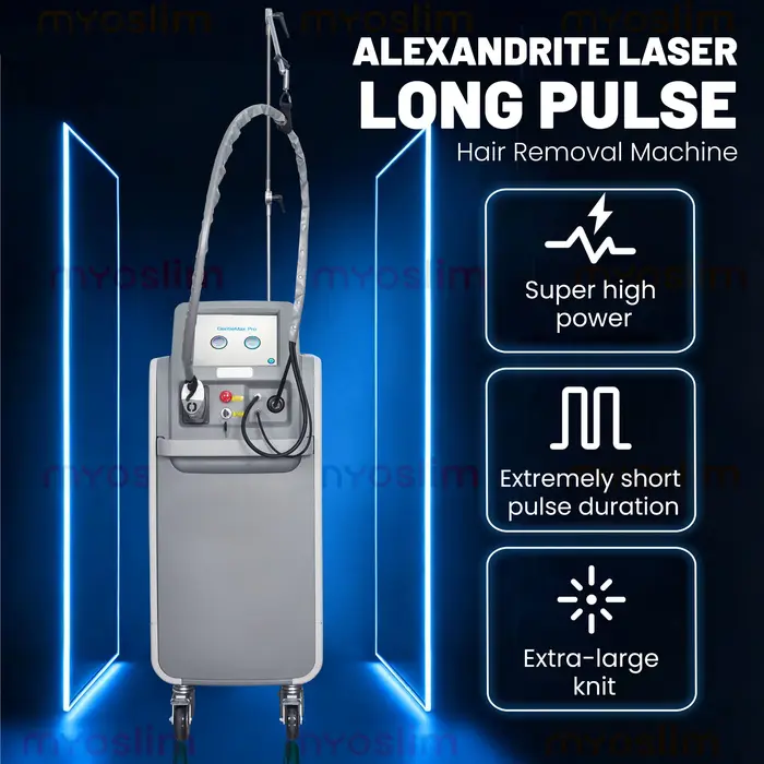 Épilation indolore S Lyric Clinic 755/1064nm Alexandrite Machine | Système de rajeunissement cutané et facial à