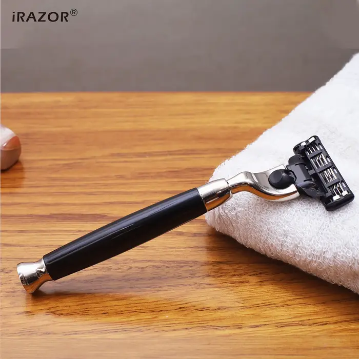 IRAZOR classique manuel Mach 3 lame rasoir-visage barbe outil de rasage pour hommes femmes corps épilation barbier