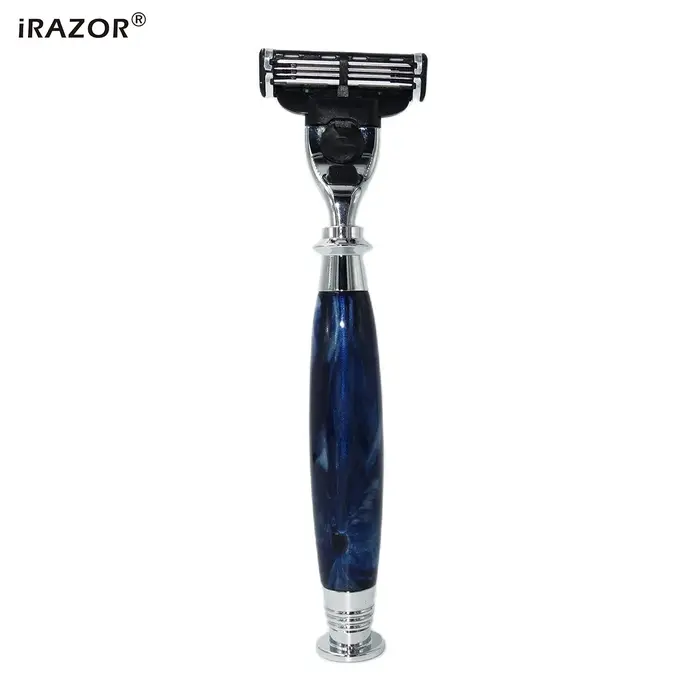 iRAZOR Mach 3 rasoir de sécurité manuel pour hommes Compatible avec la marque universelle 3 couches 