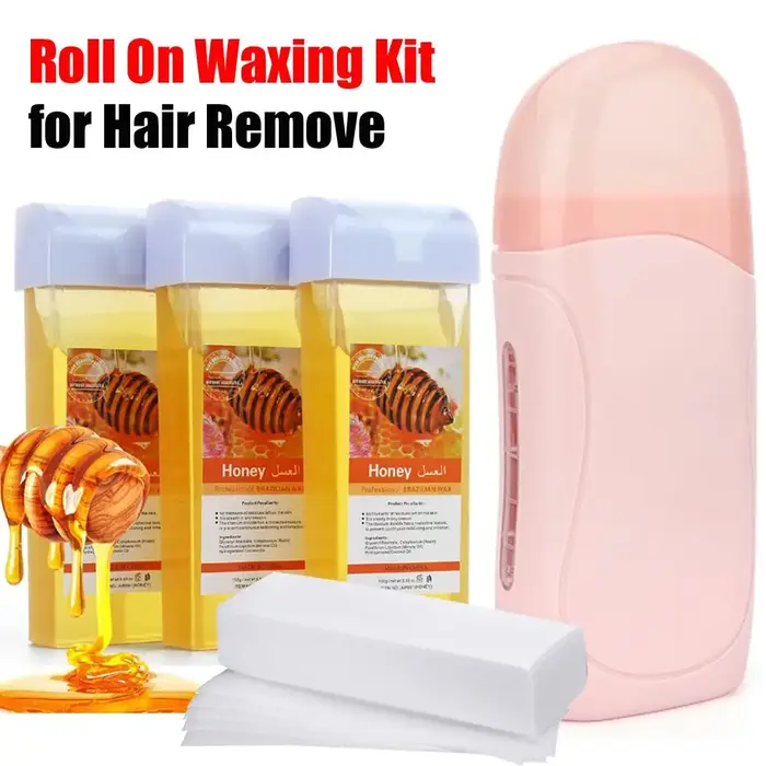 Kit d'épilation unisexe 2026 : Crème dépilatoire roll-on