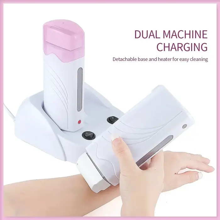 Machine dépilatoire électrique à double roulement