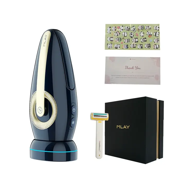 Mlay-Épilateur laser T17 IPL ICE froid, 9999999 flashs, visage intelligent, document de peau, héros