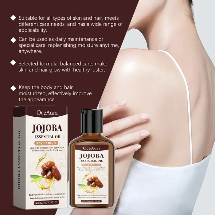 Huile de jojoba naturelle anti-rides