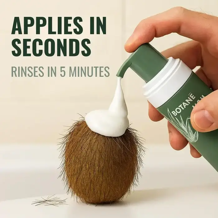 Crème dépilatoire mousse à action rapide et douce pour les bras, les jambes, la poitrine et les zones intimes, apaise les rougeurs et l'inconfort.