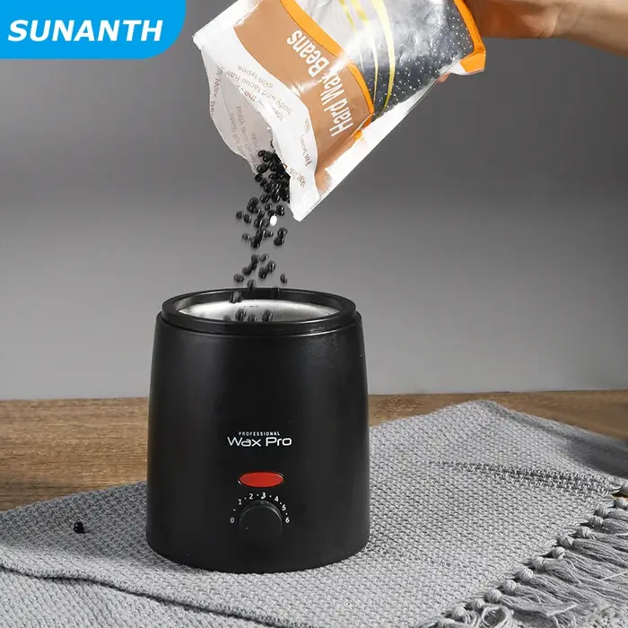 Machine de fusion de cire pour épilation, Pot chauffant de cire de 200ml, épilation de haricots de c