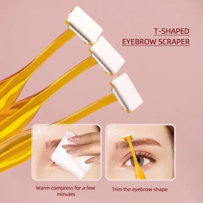 3 ensembles de rasoirs à sourcils