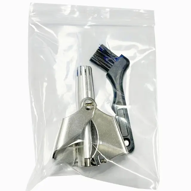 Nez cheveux oreille Tondeuse pour hommes en acier inoxydable manuel lavable Portable Tondeuse Nez épilateur nez Vibrissa rasoir rasoir