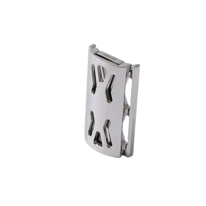 Tête de rasoir de sécurité YAQI Hollowed Sentinel SSP (acier inoxydable 316) polie pour hommes avec