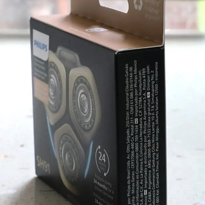 3 pièces Têtes de rasage de rechange Philips SH91/51 avec grille de coupe pour les séries