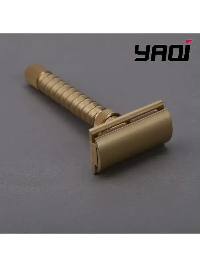 2026 Yaqi Rasoir de sécurité The Final Cut - Brass V2 en laiton pur réglable