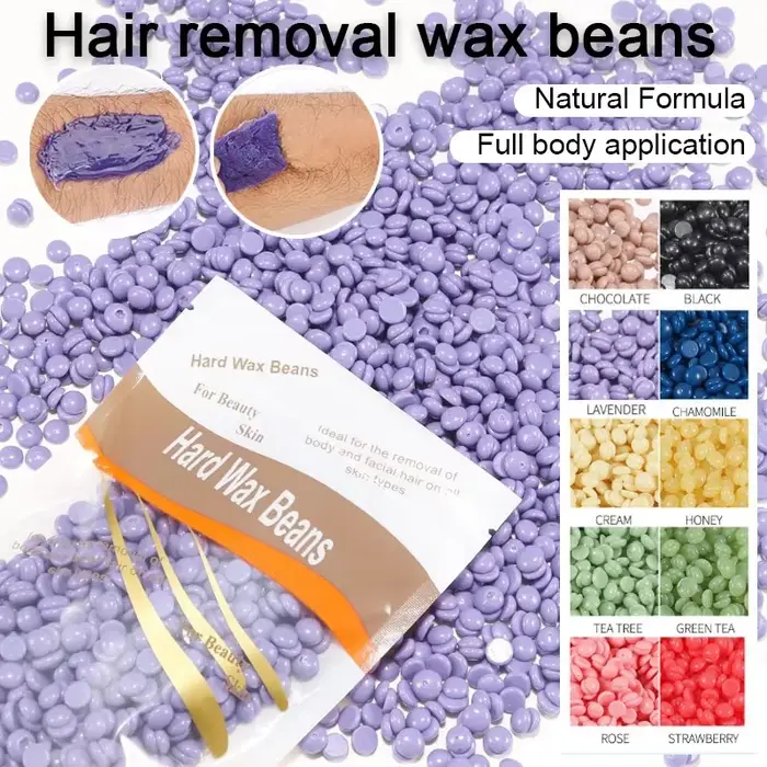 Kit de cire dure en grains 200-500g