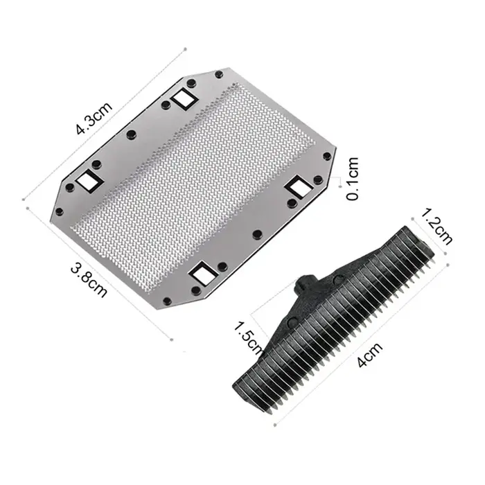 B89B-pour Panasonic ES9943 ES3800 ES3830 ES3831 ES3832 ES-SA40 SA-40 ES-RC40 Compatible 2 pièces coupe-lame intérieure + vis de feuille de rasoir