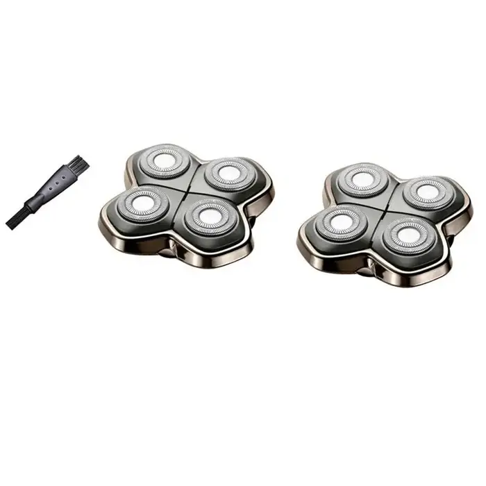 【VENTE RAPIDE】Tête de rechange professionnelle à 4 têtes pour rasoirs Skulls Pitbulls Shaver Gold PR