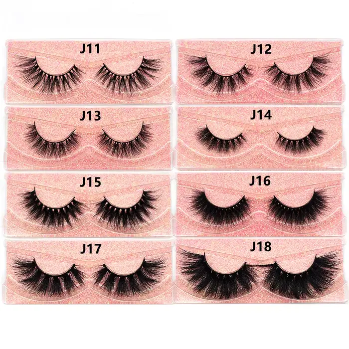 FOXESJI-Faux cils de vison 3D, extension de cils doux, ensemble de maquillage, contaminants croisés,