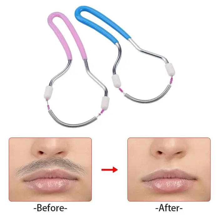 1pc épilateur Facial cheveux fins poils fœtaux printemps épilation du visage