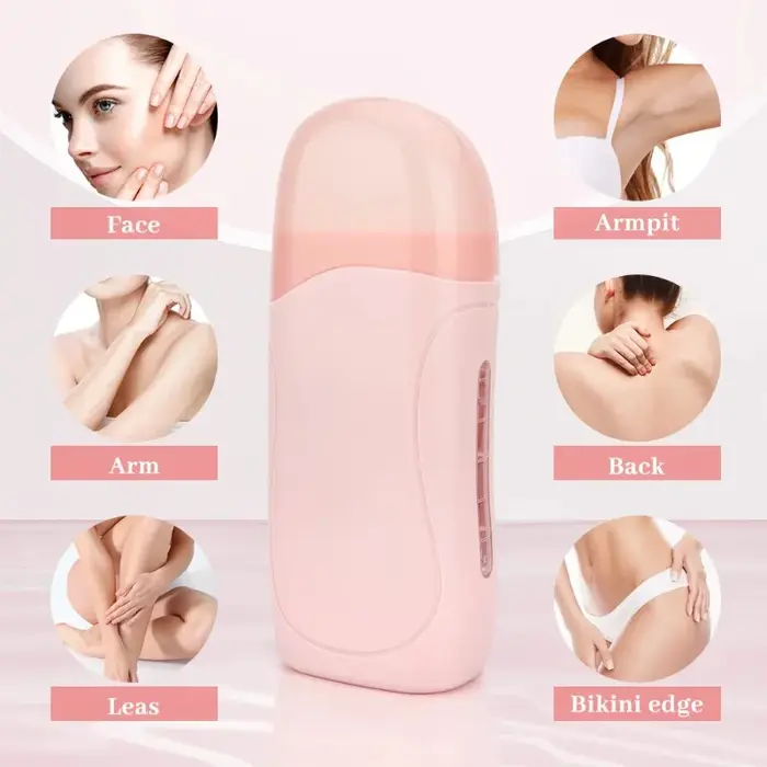 Kit de cire épilatoire-cire de bikini indolore à la rose