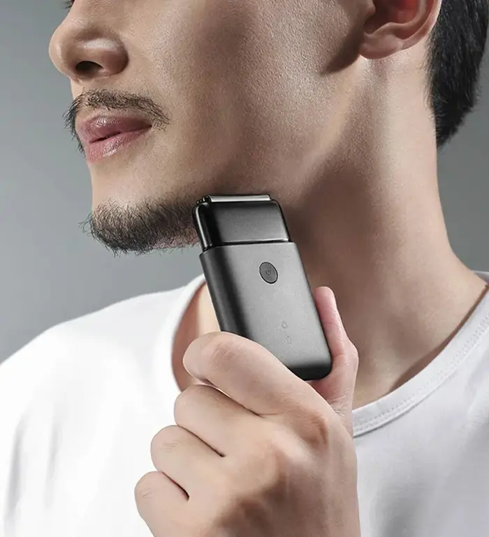 Nouveau rasoir électrique Xiaomi Mijia à double lame oscillante MSW201 IPX7 ultra-fin portable à aspiration magnétique avec réduction du bruit