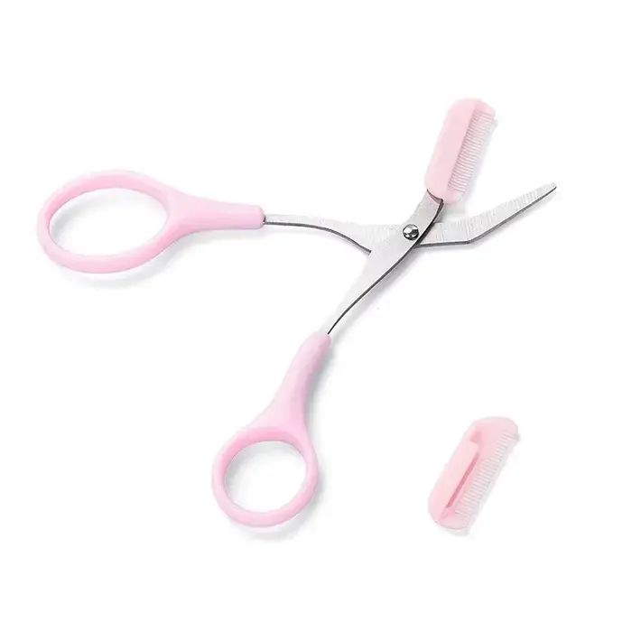 1/3 pièces rasoir de sourcils outils de maquillage ciseaux à sourcils en acier inoxydable avec peign
