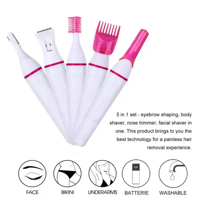 Multifonction dame épilateur femme rasoir de sourcils pour épilation Machine à raser visage dépilador Bikini dépilatoire électrique