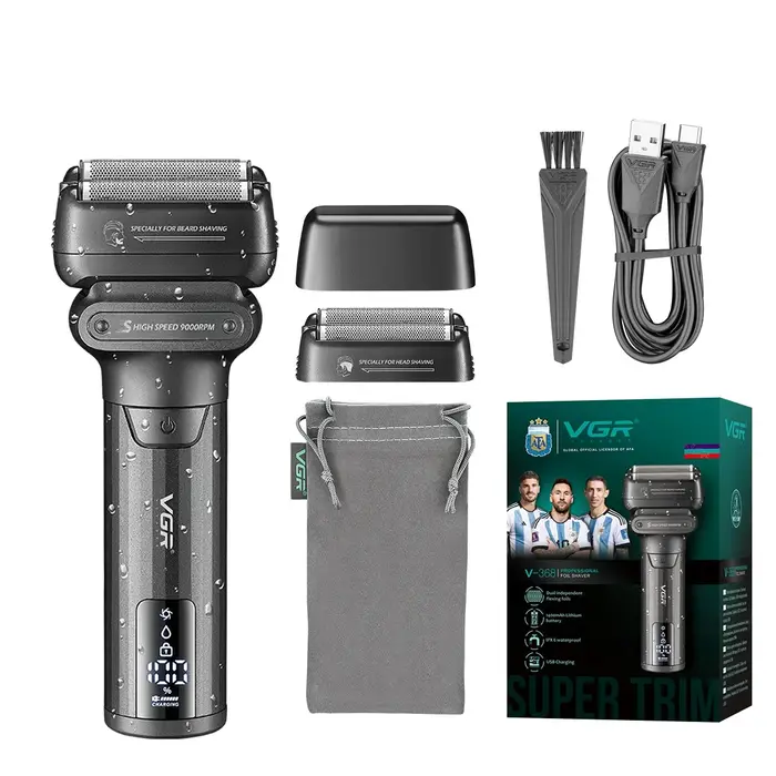 VGR rasoir homme rasoir électrique hommes rasoir electrique homme barbe Rasoir Électrique Tondeuse à