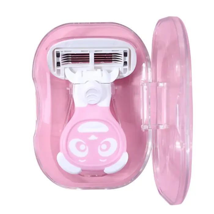 Rasoir portable pour femmes avec tête de coupe remplaçable, épilateur facial à 5 lames, rasoir pour 