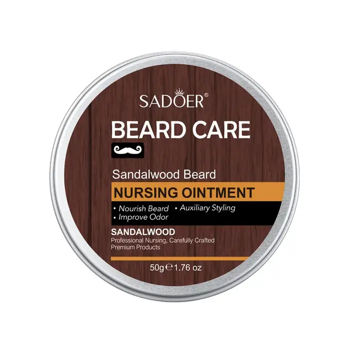 Baume de soin pour barbe au bois de santal pour hommes
