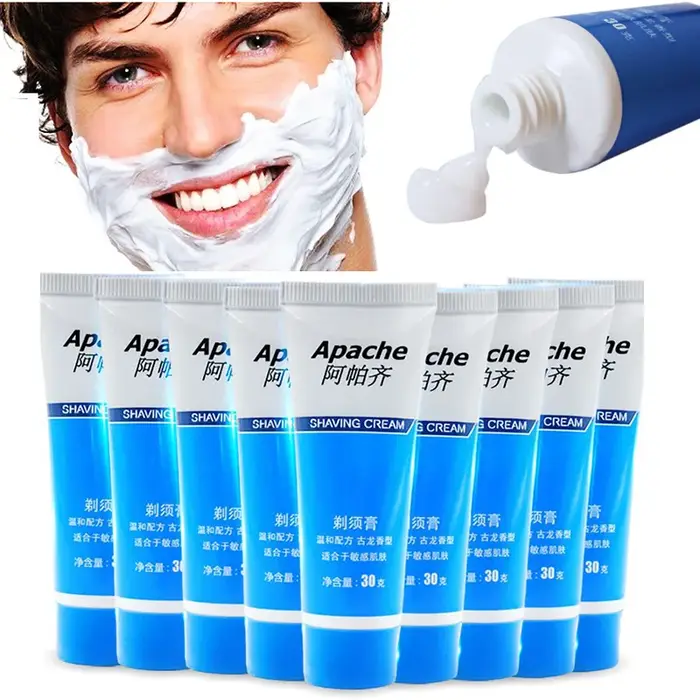 Crème à raser Gel à raser lisse prévenir les coupes et la crème à raser pour hommes barbe crème à ra