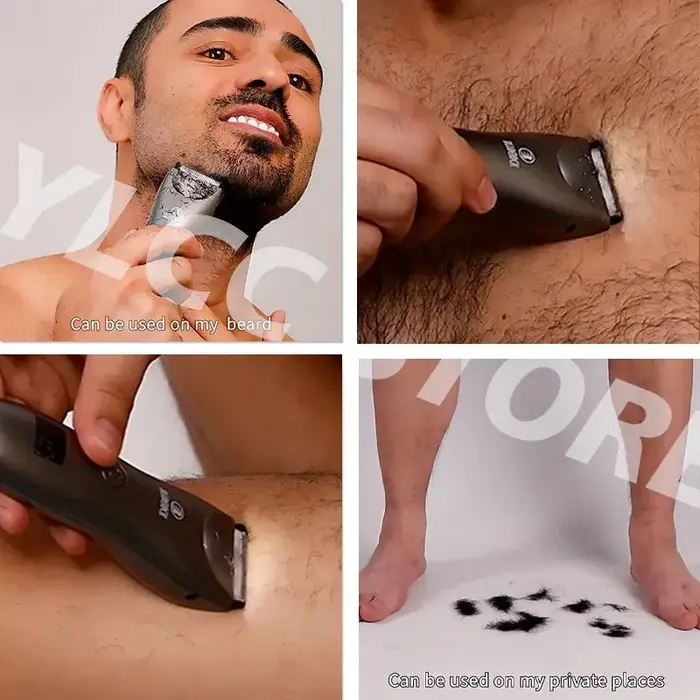 InDispensPubic-Rasoir électrique pour hommes, tondeuse à l'aine, rasoir masculin pour zones sensibles, rasoir de sécurité étanche, épilation Linge