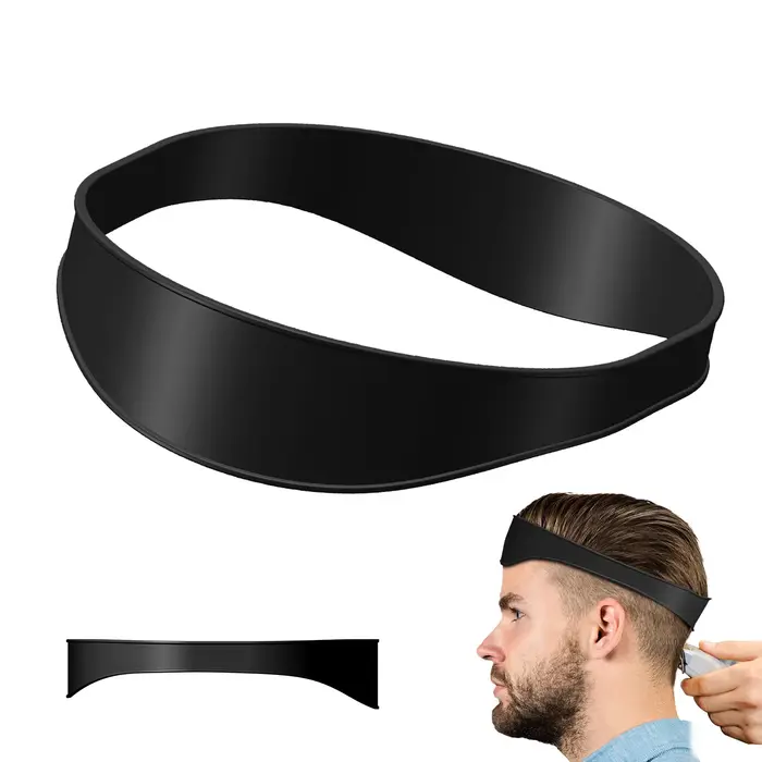 Modèle de rasage de coupe de cheveux en Silicone