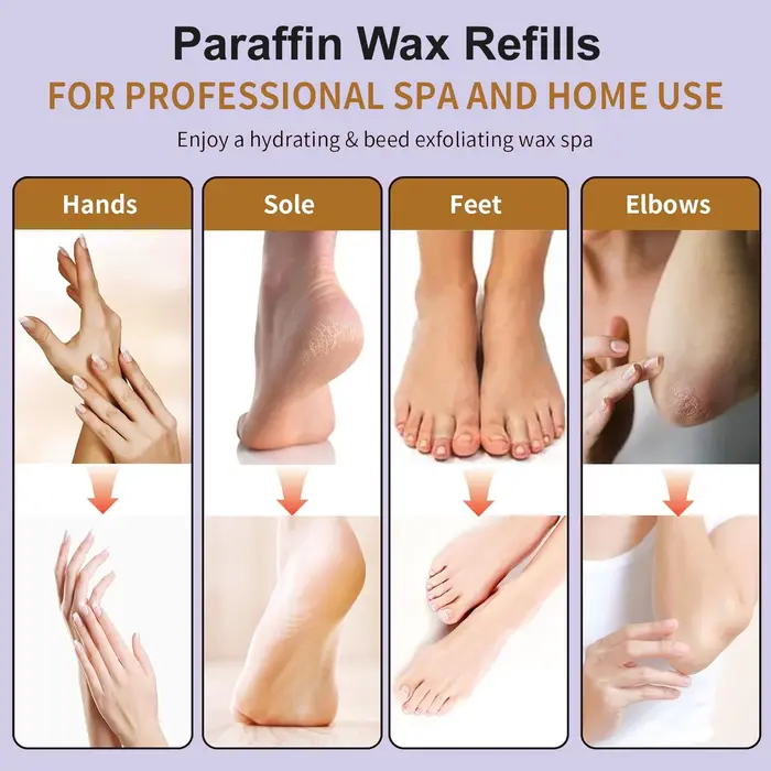 NOUVEAU 2026 Masque exfoliant à la cire de paraffine pour mains et pieds