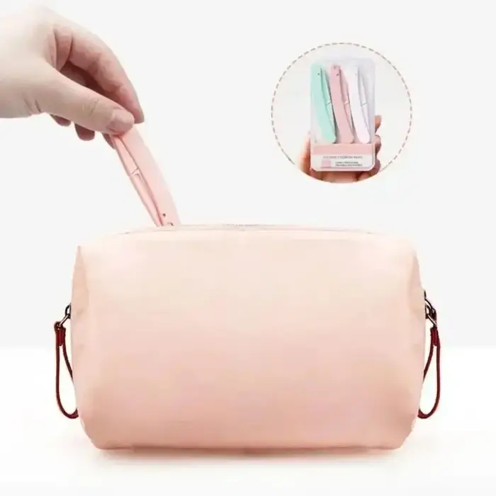Épilateurs faciaux pour femmes, 3 pièces, tondeuse à sourcils, couteau de poche, profilateur de sourcils, épilateur pour le visage, rasoir pour la forme des sourcils