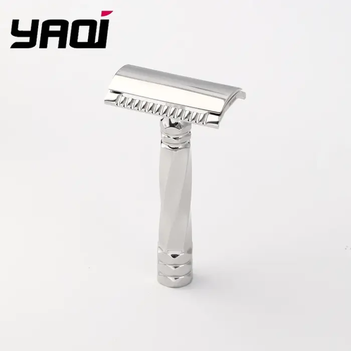 Nouveauté 2026 ! Rasoir de sécurité YAQI Cerberus en acier inoxydable - Lame de 0
