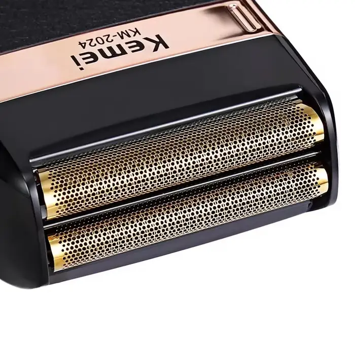 Kemei KM-2024 USB charge rasoir électrique pour hommes alternatif double lame