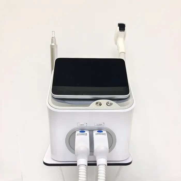  FAC 2in1 4000W Machine d'épilation indolore 755 808 940 1064nm 4 longueurs d'onde Diode Laser ND picoseconde détatouage glace
