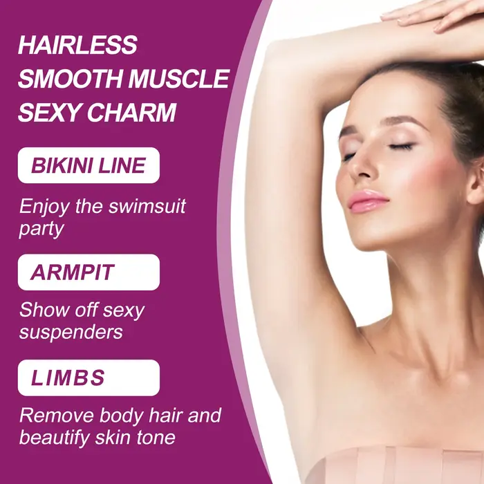 Spray d'épilation du corps inhibiteur de cheveux indolore aisselles jambe réduction
