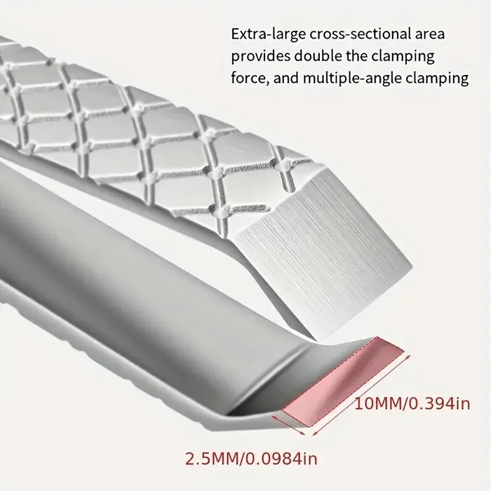 Épilateur en acier inoxydable à large ouverture de 10 mm