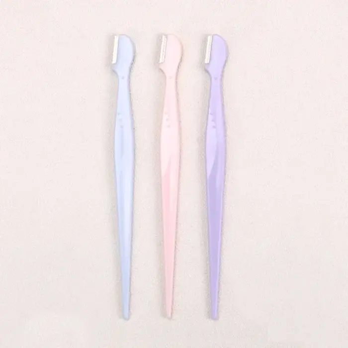 2/35 pièces Lames de rasoir portables pour sourcils et visage