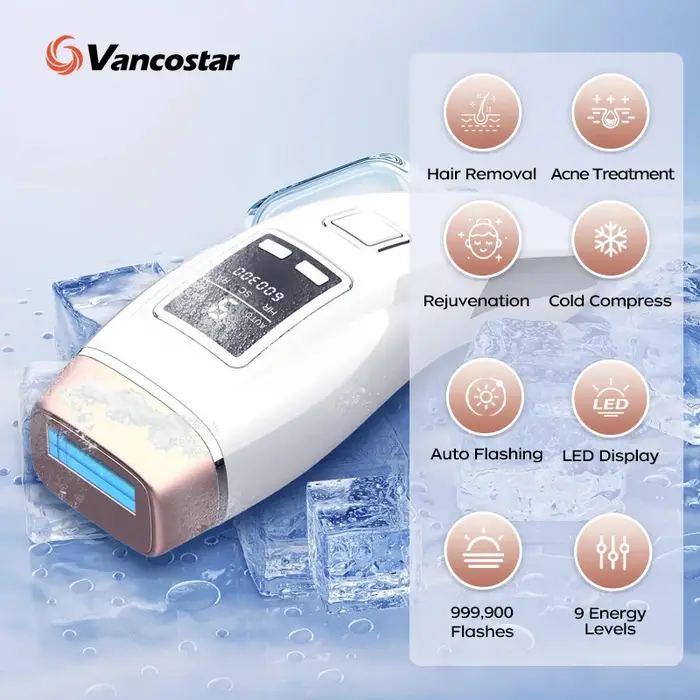 Épilateur Laser 4 en 1 IPL